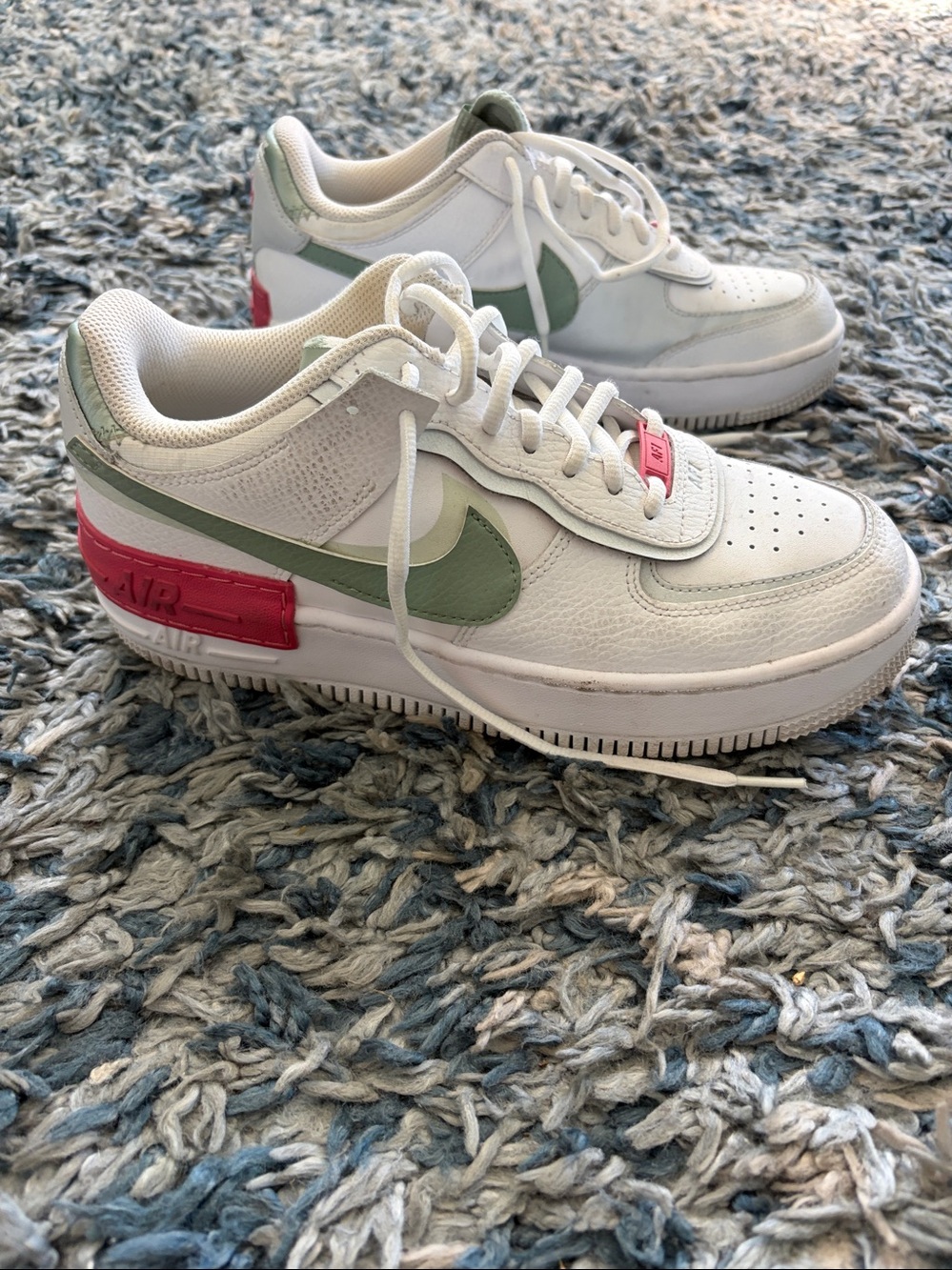Nike Air Force 1 Shadow White Jade Seafoam CI0919-112 Women's 9